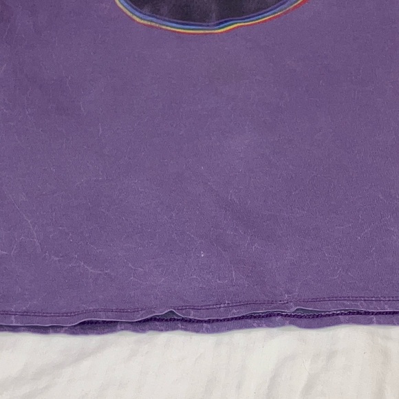 Pink Floyd dark Lavender Tee women’s size medium - 100% cotton - with FLAWS - Picture 6 of 15